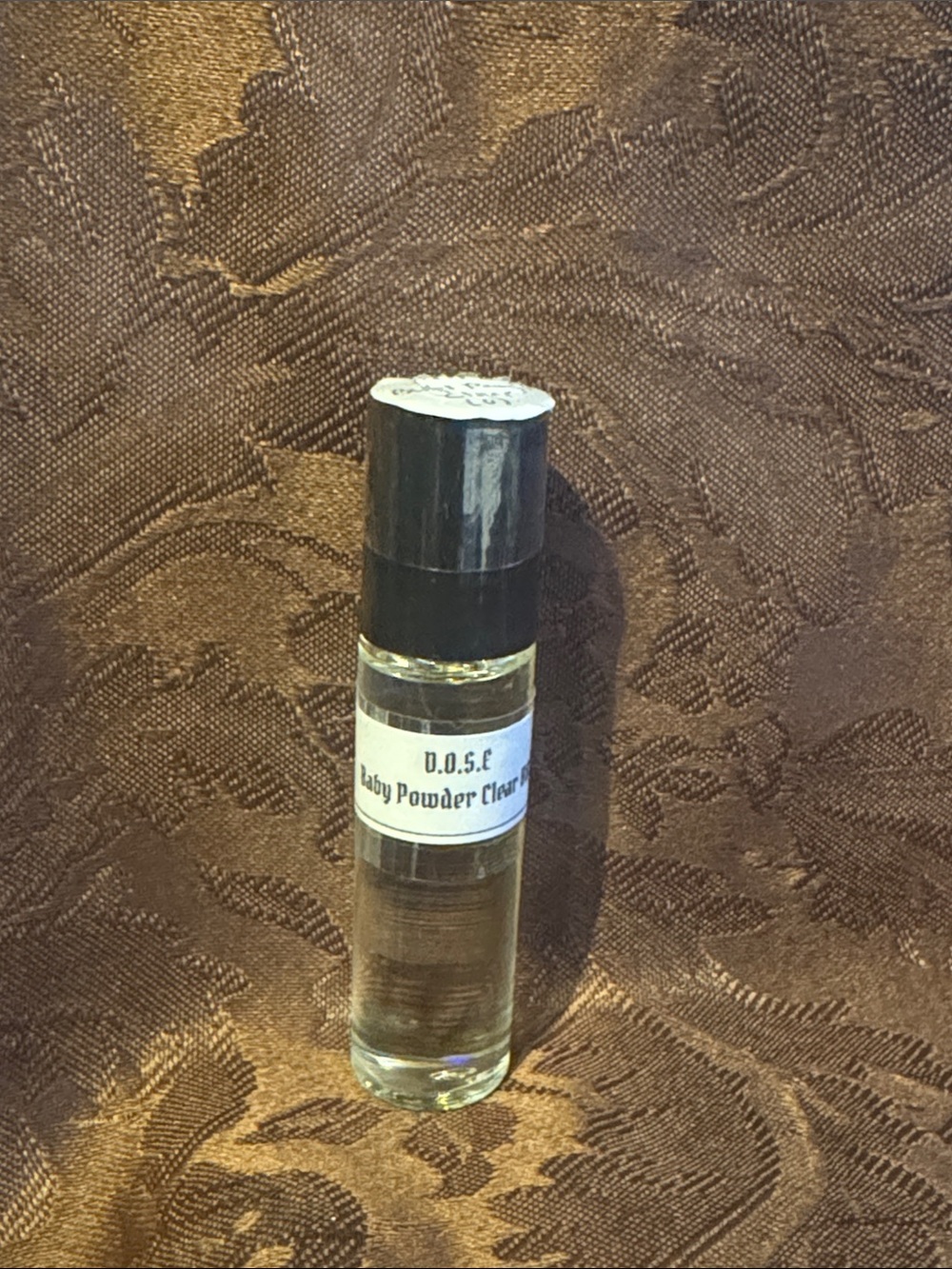 Baby Powder Clear 1/3 oz Similar to Original Fragrance Perfume Roll-On Bottle